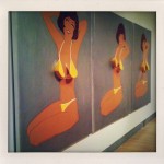 Marjorie Strider, Triptych II (Beach Girl)