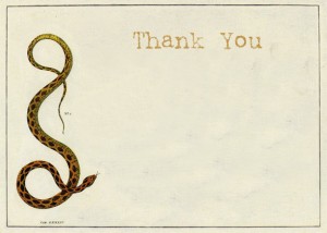 Thank You Card Cocodot