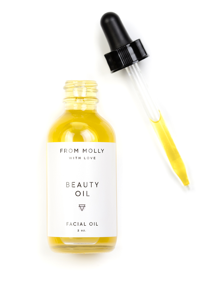From Molly With Love Beauty Oil Packaging Design