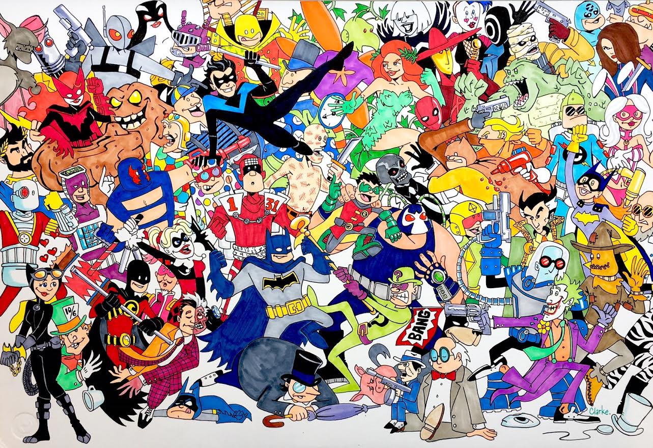 Personalized, custom superhero artwork by 12 for 12 Designs