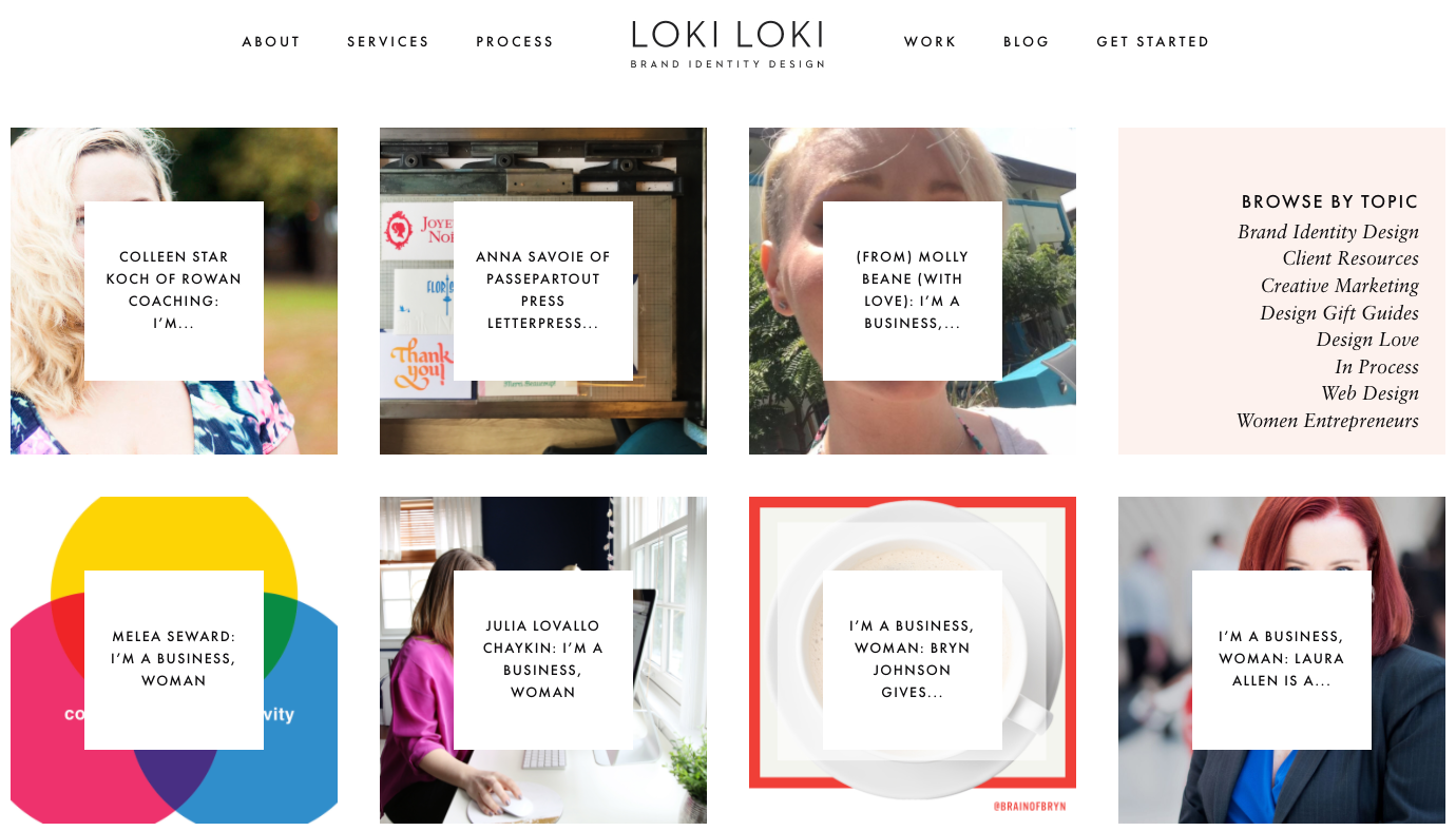 Loki Loki brand identity design projects 2017 Year in Review