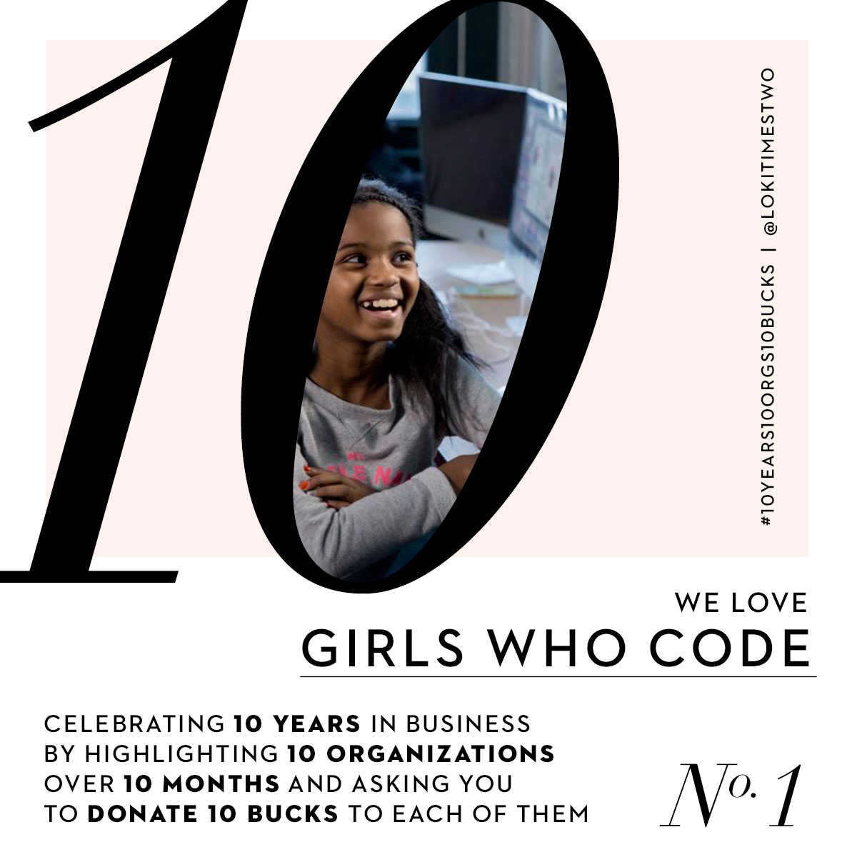 Girls Who Code #10years10orgs10bucks