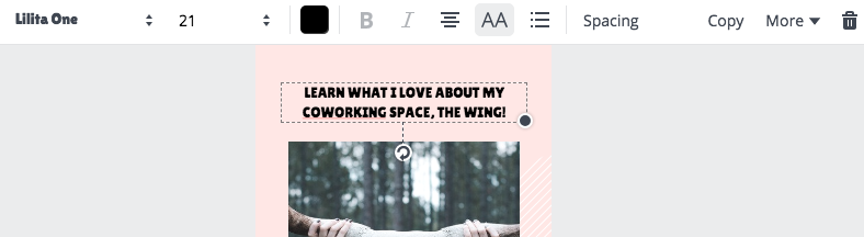 canva font change